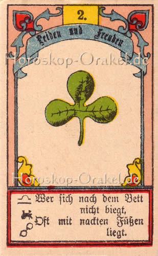 Der Klee im Löwe Tageshoroskop morgen