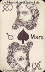 Der Mars Pik, astrologische Medium Karten Horoskop